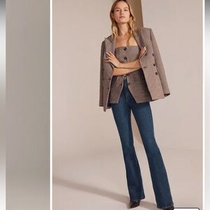 NWOT FAVORITE DAUGHTER THE VALENTINA WOODSIDE JEANS sz 25 current season $198